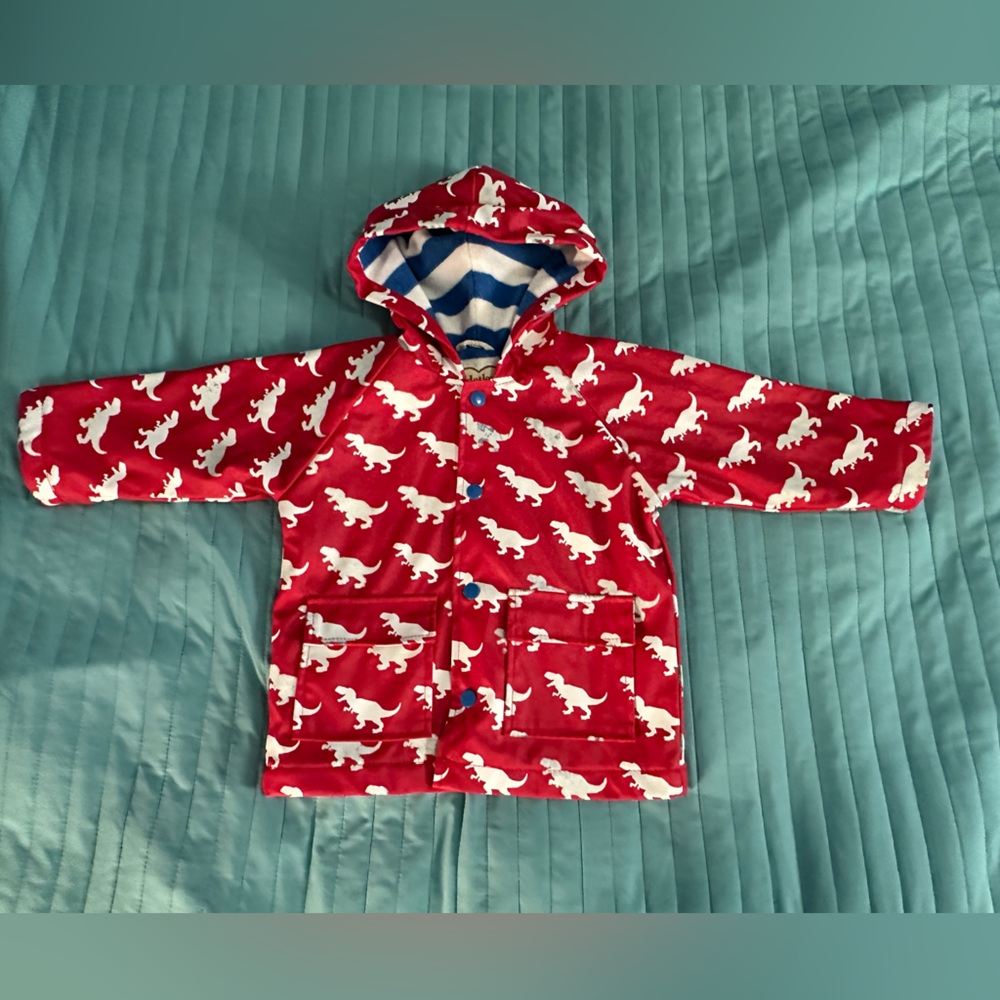 T-Rex Silhouettes Colour Changing Raincoat